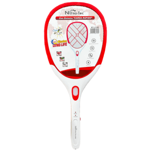 Esta raqueta mata insectos recargable es una herramienta esencial para el hogar, diseñada para proporcionar una protección efectiva y segura contra mosquitos e insectos voladores. Incluye luces LED y sistema de carga rápida.