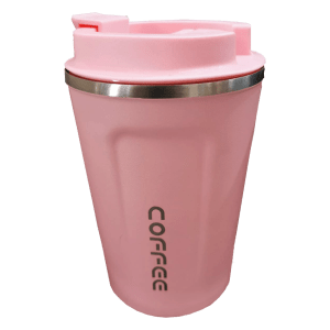 Este termo térmico rosa retiene la temperatura de tus bebidas frías y calientes por hasta 24 horas. Es la opción perfecta para mantenerte hidratado.